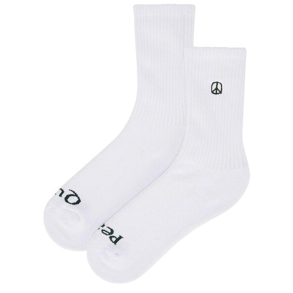 Museum of Peace and Quiet Icon Socks in White One Size Unisex - Picture 7 of 7